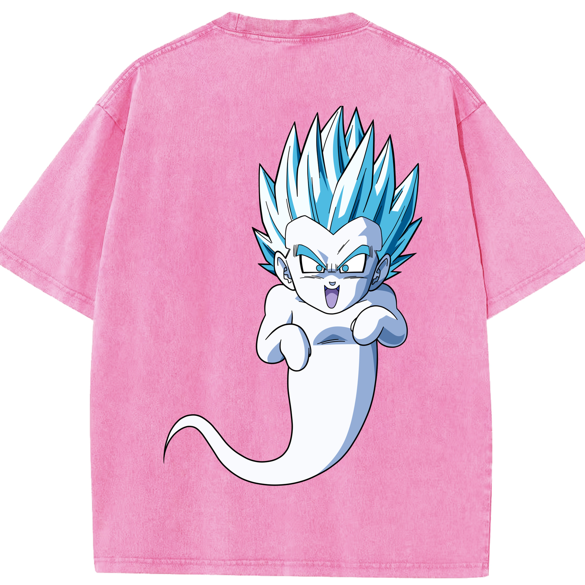 （画像用） ドラゴンボール ベジット DRAGON BALL Vegetto 綿100% ヴィンテージ風 半袖Tシャツ（背面プリント）